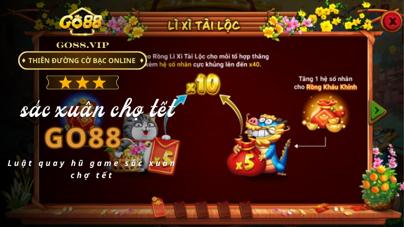 Luật quay hũ game sắc xuân chợ tết